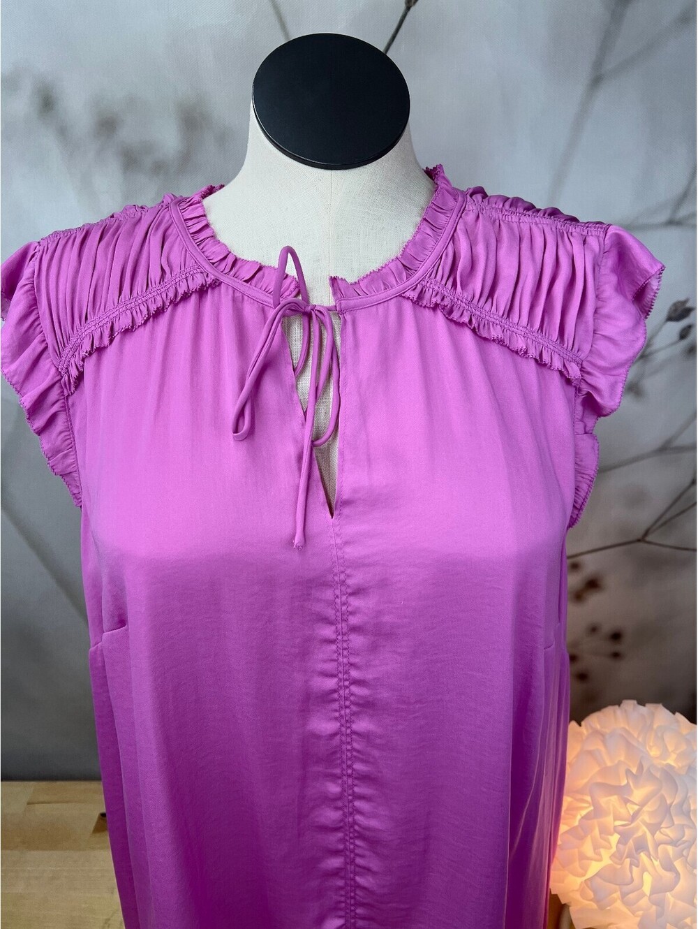 LOFT pink silky texture Size Plus 22